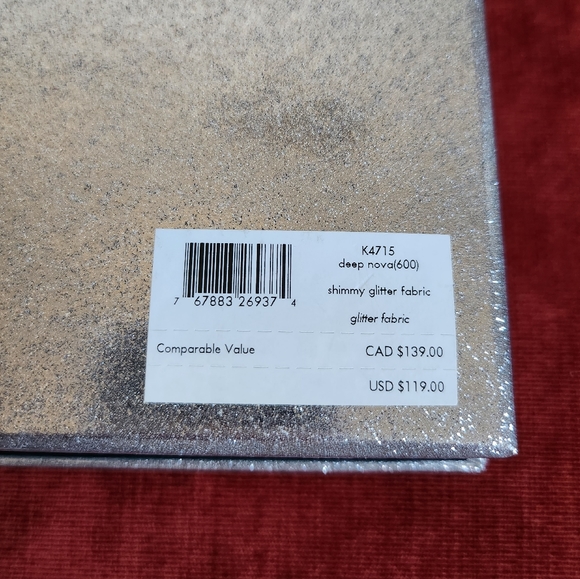 Kate Spade Shimmy Glitter Fabric Zip Long Card Case - Good Used Condition - Picture 13 of 15